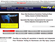 Tablet Screenshot of floorslip.co.uk